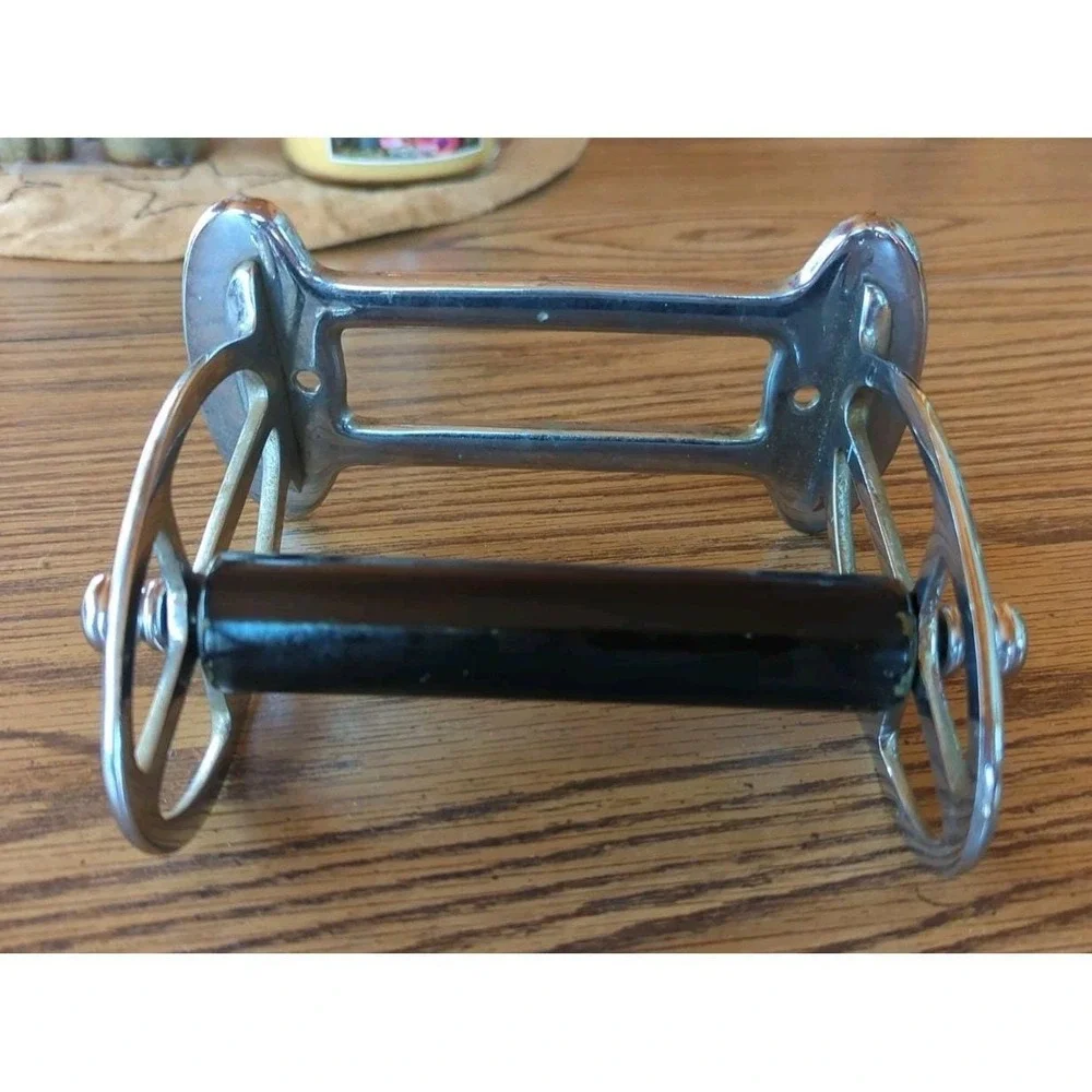 Antique Vintage MCM Mid Century Deco Bath Victorian Bathroom Toilet Paper Holder